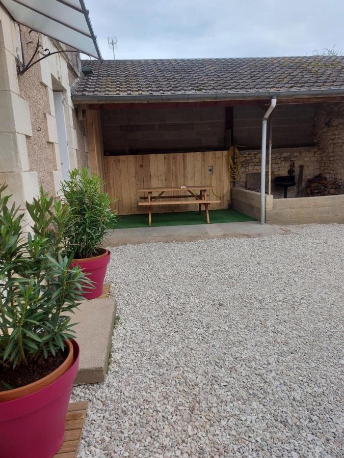 Maison De Bourg Paisible Parcay-sur-Vienne Exteriör bild
